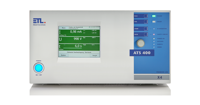ATS400 - Automatic Test System (AT-CA) prove di rigidità dielettrica e di resistenza - Modello UH-50-4R
